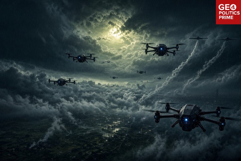 Clima, AI, drones " guerra: La convergencia armada sobre nuestras cabezas
