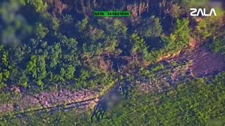 🇷🇺🇺🇦️ — במחוז זפוריז'יה, צוות שהפעיל כלי טיס בלתי מאויש ZALA Z-16 מקבוצת הכוחות ווסטוק זיהה את מיקומו ה…