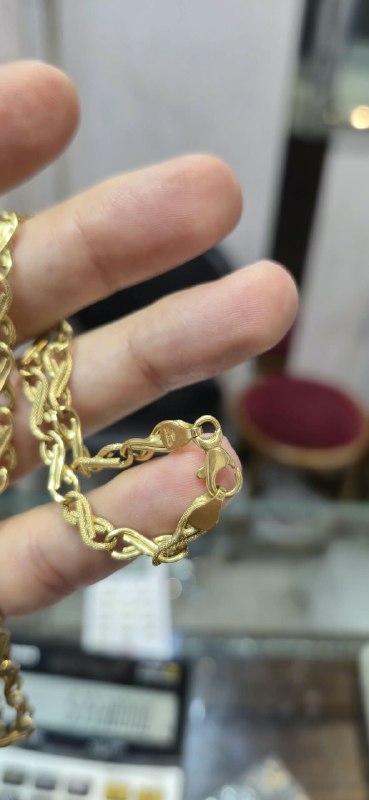 طلا و جواهر زرسرا (طلا کم اجرت): 😍 موجود در شعبه تهران 😍زنجیر دست دو مشابه نو۹.۳۸ گرم۴۵ سانتبدونه اجرت با 5/5درصد ❌❌فی طلا ۲۳۷۰۰قیمت 234/530/000جهت سفارش
