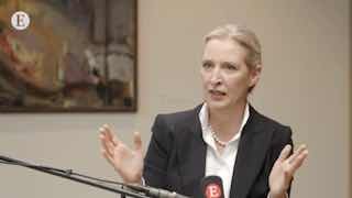 The leader of the German AfD, Alice Weidel: