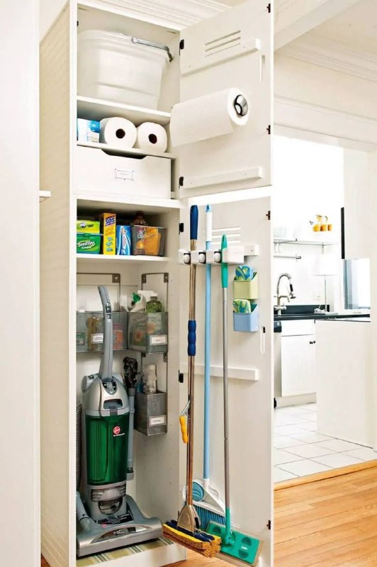 9 идей для скрытого хранения бытовой техники и инвентаря - изображение 7 - идей, скрытого, хранения