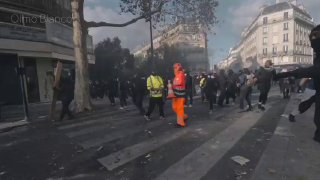 תמונות של הפגנות צרפת בשבת ברחובות פריז, בירת צרפת