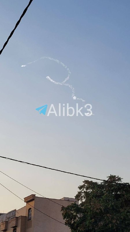 הרגע בו שוגרו טילים איראנים לעבר בסיסים אמריקאים בבחריין.