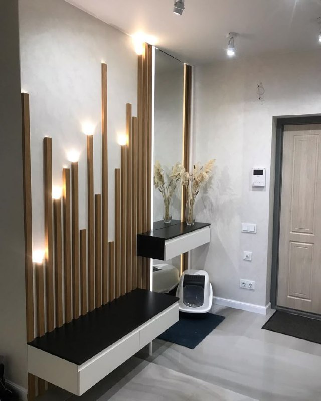 Обустроили прихожую. Какой вариант понравился больше? - Первый - Второй Дизайн и ремонт Please open Telegram to view this post VIEW IN TELEGRAM - изображение 2 - telegram, view, обустроили