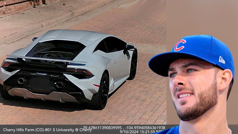 Хакеры угнали Lamborghini Huracan у американского бейсболиста Криса Брайанта