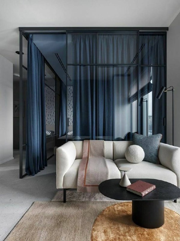 Тёмно-синий это цвет уверенности, спокойствия и интеллекта. Он не кричит, а завораживает. Добавь его в интерьер и даже самое простое пространство з... - изображение 1 - тем, кто, спокойствия