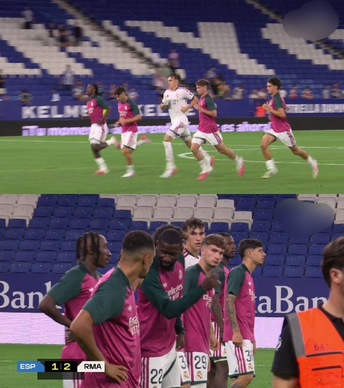 RealMadridFarsi: مورینیو تمرینات رو بلافاصله بعد از بازی شروع کرد
