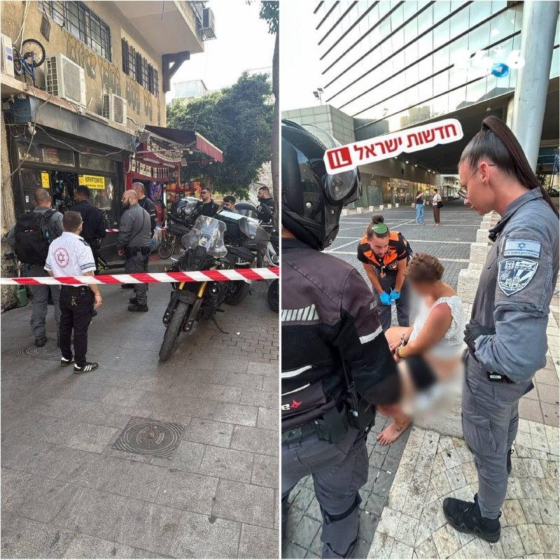 🇮🇱 ריב בין דרי רחוב הסלים: בן 75 נדקר 11 פעמים, חשודה בת 27 נעצרה. שוטרי תחנת שר”ת במרחב איילון, בשיתוף ס…