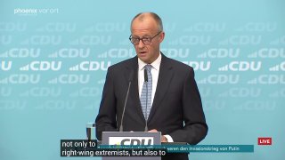 German Chancellor Merz: What we are witnessing now here in Berlin is also an unprecedented situation. I repeat my call to the SPD and the Greens to immediately end the talks with this radical left party in Berlin. There is a majority available together with the CDU in the Berlin parliament. This majority could make it possible to establish a stable government in Berlin. Therefore there is no reason to seek any form of cooperation with the Left Party here in Berlin. I hope the SPD will come to their senses.