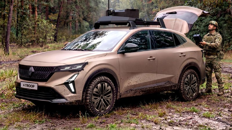 Рено Рафаль выглядит как обычный купе-SUV, пока не заведёшь его дронов?Зарубежны