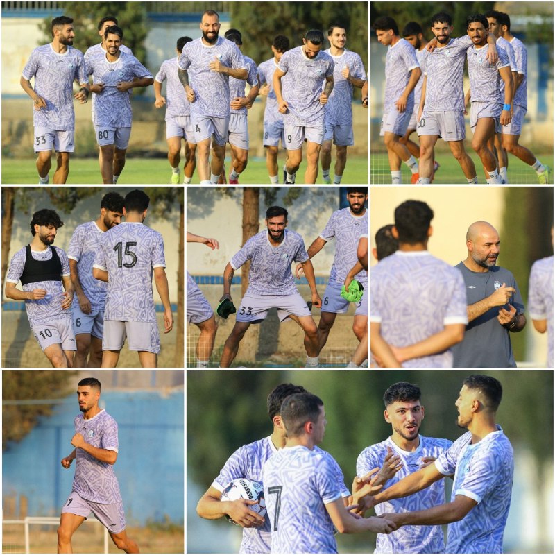 آنتی لنگی🔥: 📸تصاویری از آخرین تمرین آبیها پیش از بازی سپاهان 💙 🆔 @antilongi 🔥