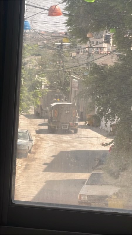 כוחות הכיבוש מסתערים על הכפר משולש הנפגעים, מדרום לג'נין
