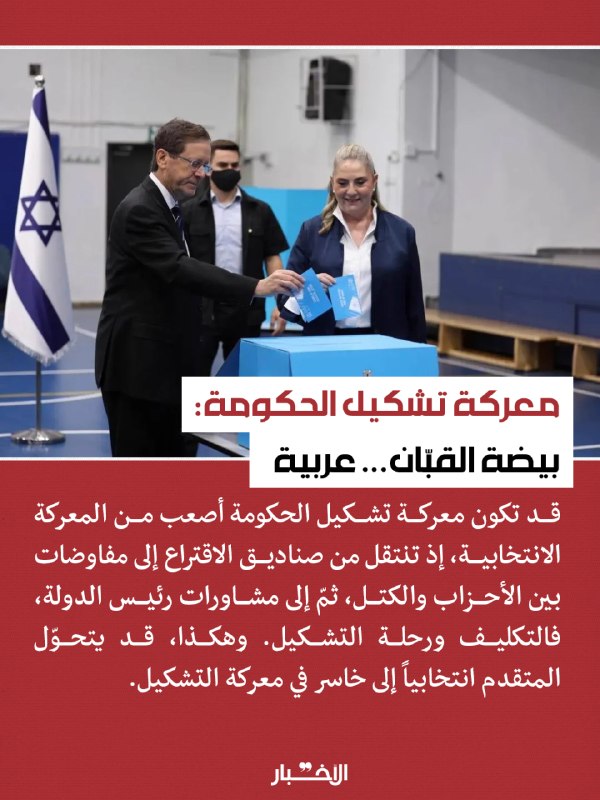 ◾ הבחירות בישראל שהתקיימו אתמול לא הכריעו את זהות הממשלה הבאה. לפי הערכות ראשוניות, מבצעי הספירה הראשוניים…