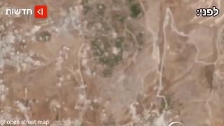 Satellite images of the Ali Tahar range show the aftermath of Thursday evening's massive explosion. In the southern part of the ridge, Hezbollah built two underground tunnels.