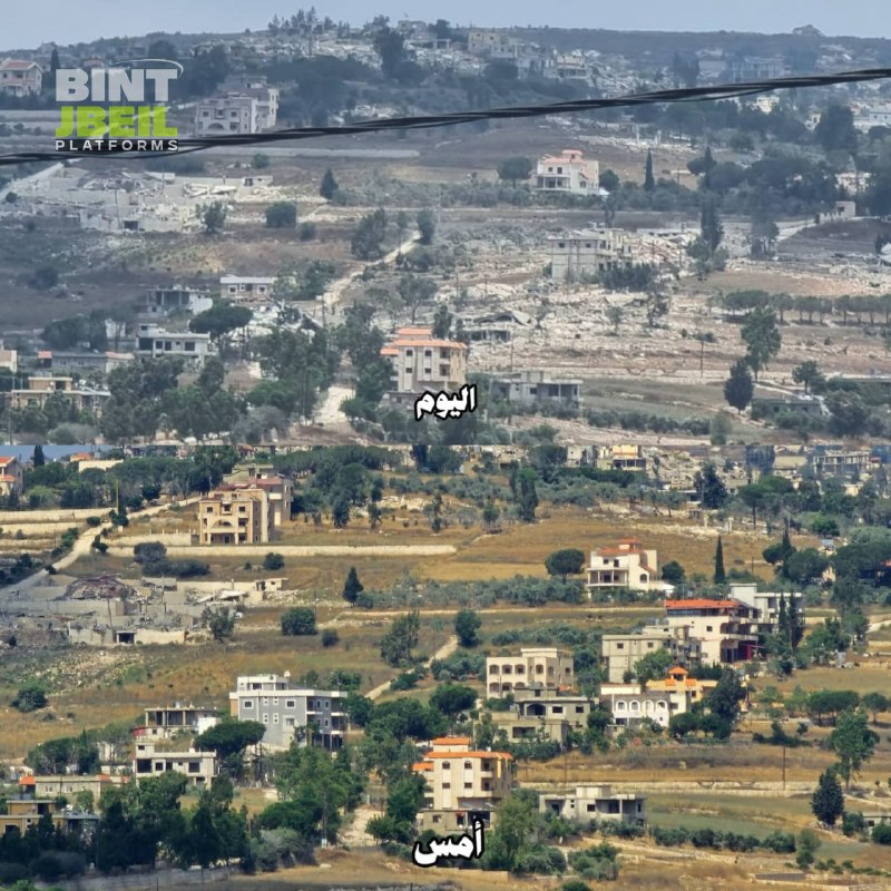 הפצצת בתים ורכוש נמשכת... בצילומים רואים את השפעות ההפצצה הישראלית בשכונה המערבית של העיירה החולה