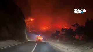 🇮🇱 קרואטיה: בעוד אנחנו נהנים מגשמים ואווירה סתוויות באמצע הקיץ שם סובלים משרפות ענק. התיעוד מעיירת החוף א…