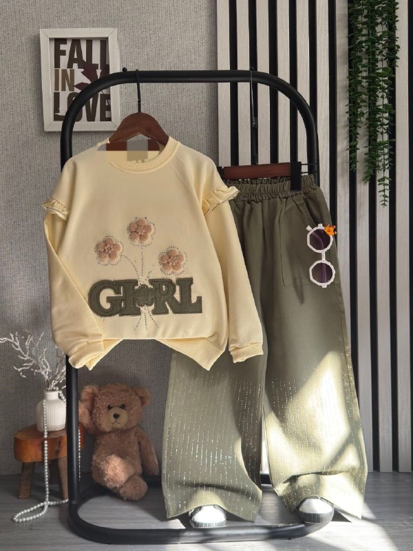 پخش عمده لباس بچگانه تهران ؛ شادلین: 🎀کد 🔖۷۹ 🔖👔مدل🔖ست بلوز شلوار 🔖🧶جنس 🔖پنبه دورس پشت گلکسی شلوار کتان ۳۴۰ گرم 🔖✂️سایزبندی 🔖۴۰ تا ۵۵🔖📦 جین 🔖۱۲تایی،،،،،رنگهاش
