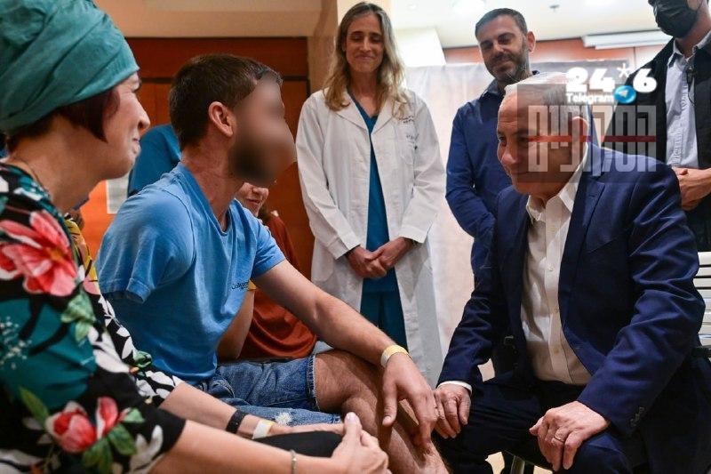 🇮🇱 רה"מ נתניהו בביקור פצועי צה"ל בבית החולים רמב"ם: "יש הרבה יותר אחדות בתוך העם ממה שמתבטא אחר כך בכנסת…