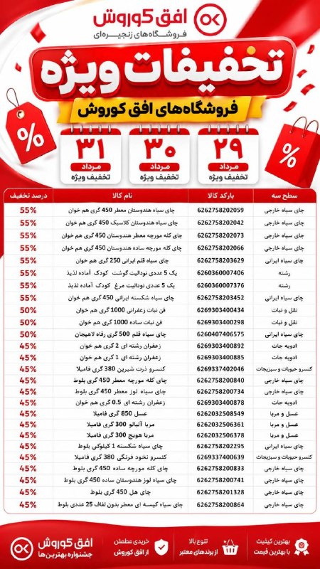 کاشمروحومه kashmar@: شروع جشنواره بهترینها در افق کوروش شعبه عارف قزوینی✅فقط۲روز دیگر فرصت دارید جمعه بهترین فرصت برای یک خرید خانوادگی و ام