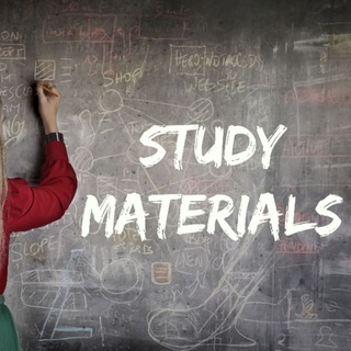 STUDY MATERIALS |AVODHA - Education for a Job Telegram Group Link