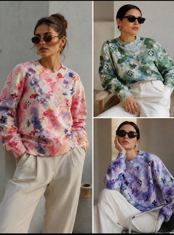 👗پخش عمده ملوسک 2(قشم): بافت موهر ۳رنگ سفارشی❤️جنس باکیفیت عالی کار پرفروش رنگبندی خوش رنگ قیمت عمده ارسال رایگان 3طرح....👆👆👆بافت موهر ۳رنگ سفار