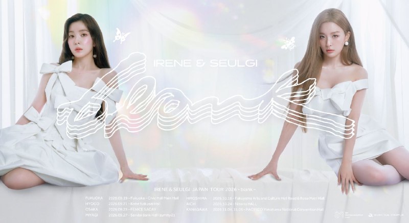 ⌜RED VELVET⌟out now: پوستر تور blank آسول؛🦋فروش بلیط های کنسرت از فردا شروع می‌شه. ┈─260817 ՙ #UPDATE ٫ #IS᧔ @RED_VELVET_FANS ᧓