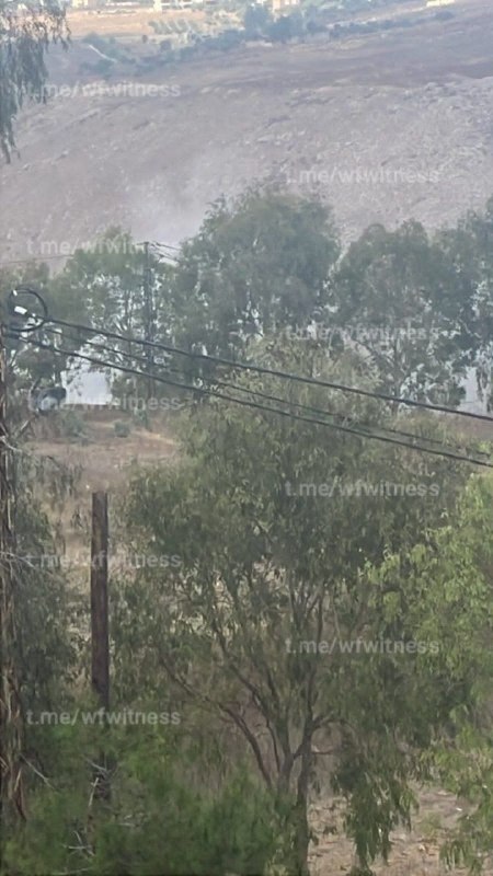 ️🇱🇧🇮🇱 תמונות נוספות של תקיפת ארטילריה ישראלית על שקרה בדרום לבנון.