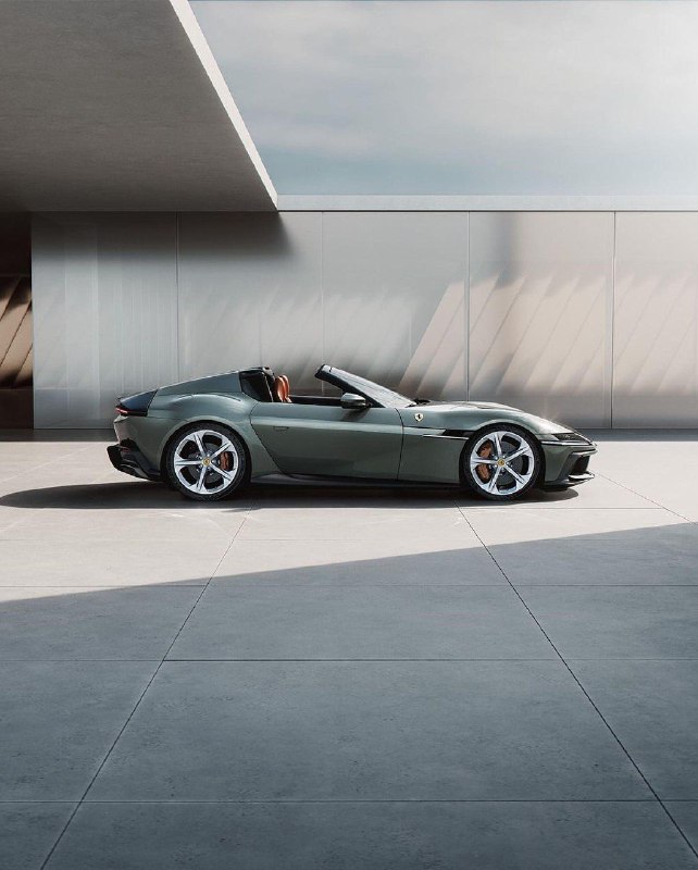 The new front engined Ferrari V12 7