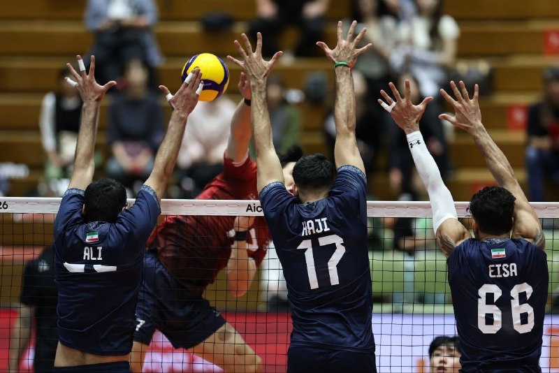 the victory of the volleyball team against South Korea; Advance to the semi-finals of the Asian Games