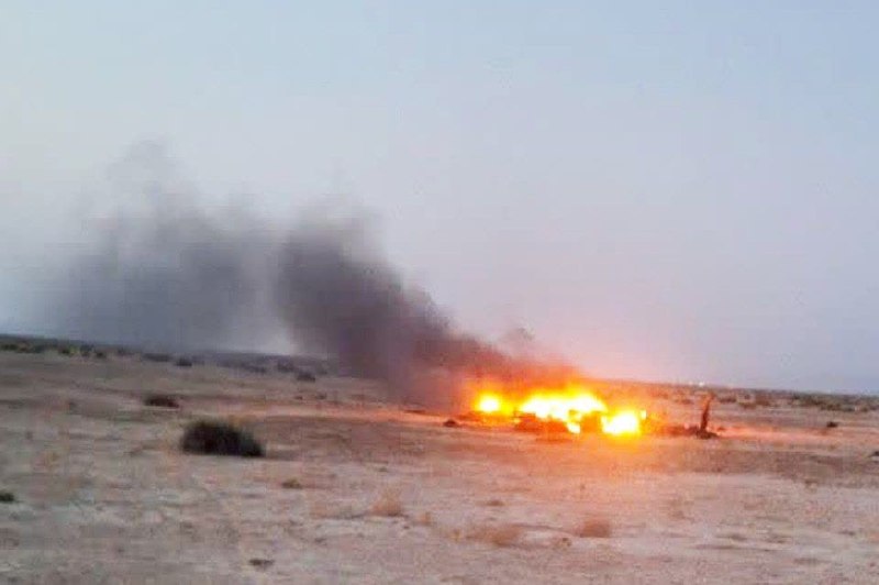 התמונות הראשונות של ה-MQ_9 ההרוס ב-Khormouj.