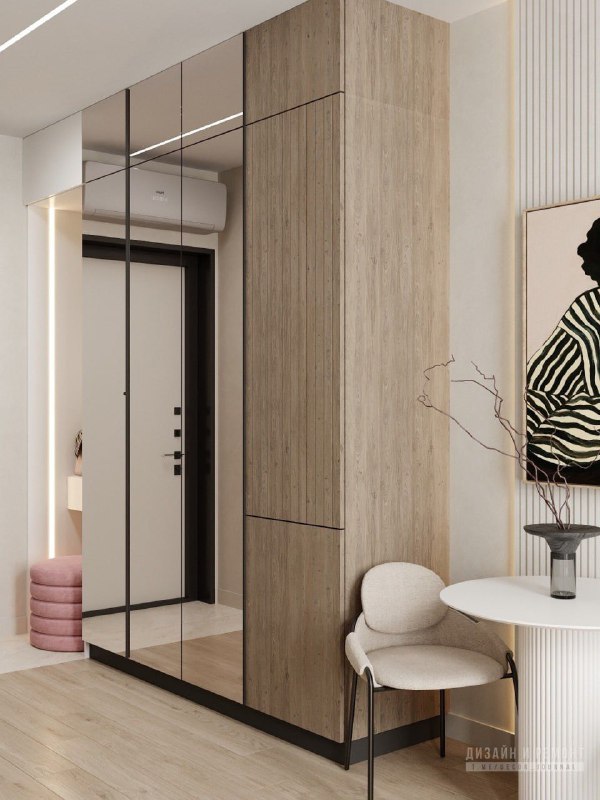 Квартира-студия 27 м для девушки Дизайн - студия Ti Interiors до_30м Дизайн и ремонт - изображение 8 - студия, дизайн, квартира