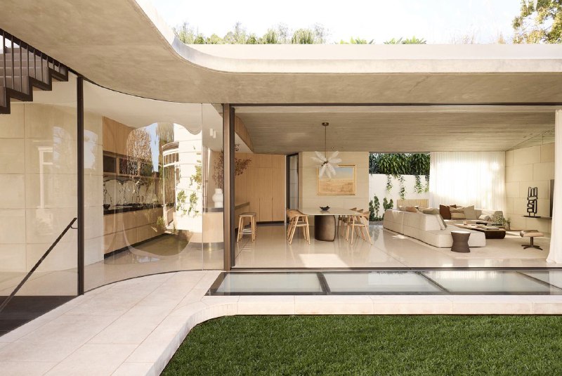 Скрытый дом Luigi Rosselli Architects Австралия Площадь 900 м Год 2024 - изображение 1 - скрытый, дом, luigi