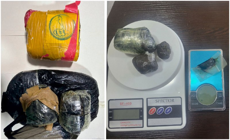 🚫 Qariyb 3,2 kg narkotik moddalar musodara qilindi