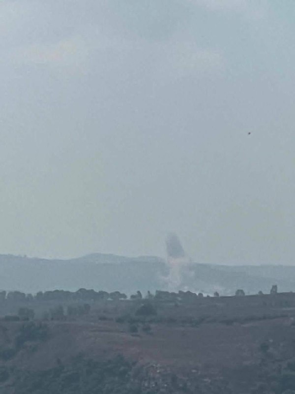 הפצצה ישראלית בעיירה קנטרה
