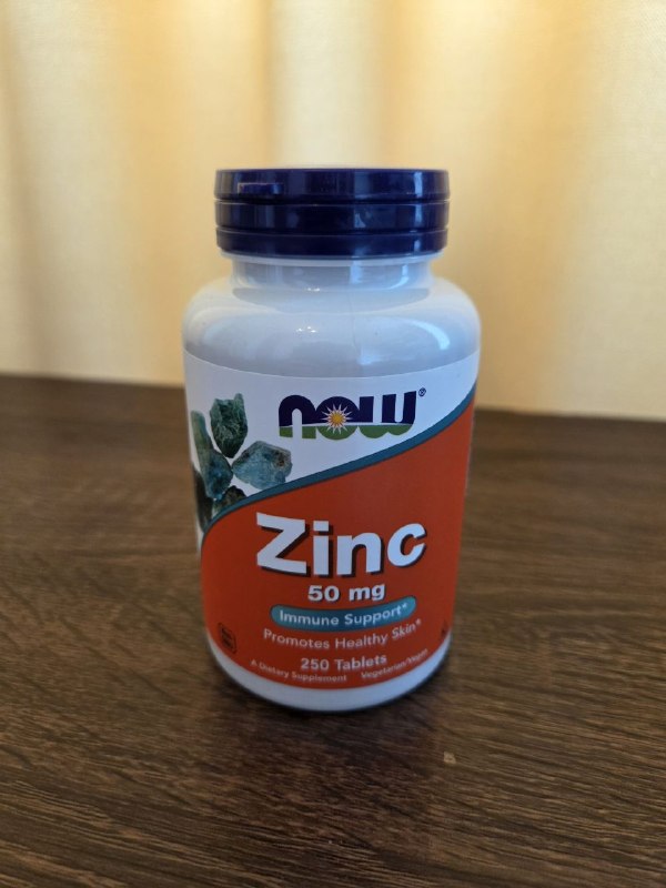 1. Цинк Now Foods 50 mg / 250 таблеток — фото 1