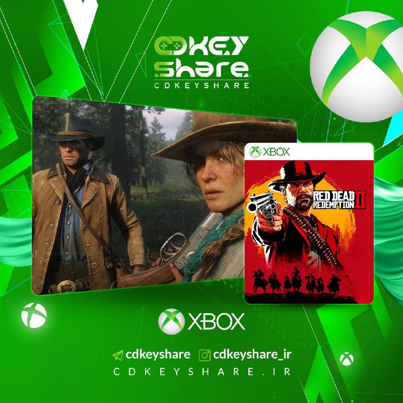 CDKeyShare.IR: ⭐ Red Dead Redemption 2#اورجینال_کنسول📱 پلتفرم = Xbox One | Series S/X💎 ظرفیت کامل⚡ ظرفیت هوم🔥 ظرفیت غیرهوم🛒 برای خرید،
