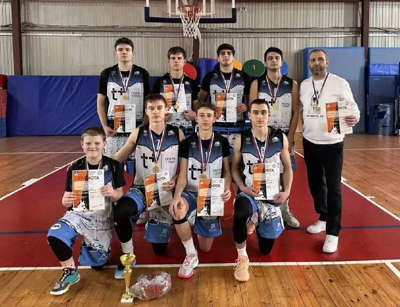 🏀 Команда баскетболистов Детско-юношеской спортивной школы Кизляра заняла первое место на открытом турнире «Быстрый прорыв» в городе Геленджике Краснод фото
