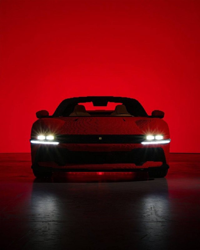 Ferrari из LEGO установила мировой рекорд — умельцы собрали полноразмерный 12Cilindri Spider из боле 2