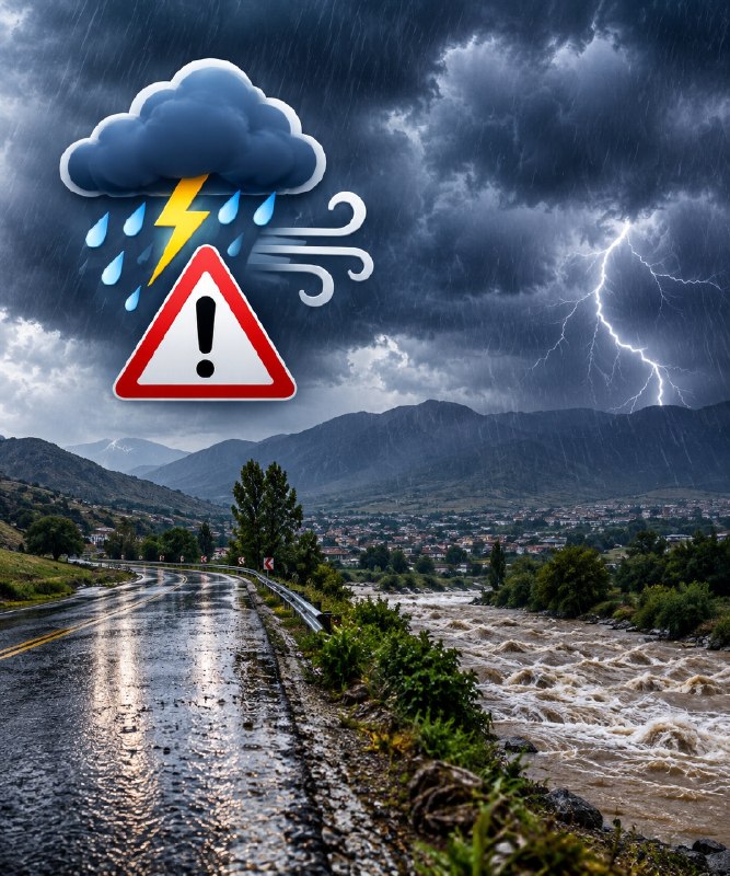 رسانه فریدونشهر: 🌧 هشدار هواشناسی برای فریدونشهر؛ احتمال رگبار، رعدوبرق و وزش باد شدید🔹 بر اساس هشدار هواشناسی، از شنبه ۳۱ مرداد تا یکشن