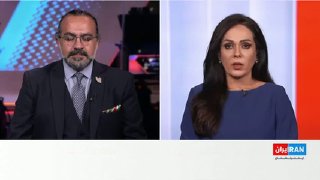 Kamyar Behrang, a member of the editorial board of Iran International, pointed to Ahmad Reza