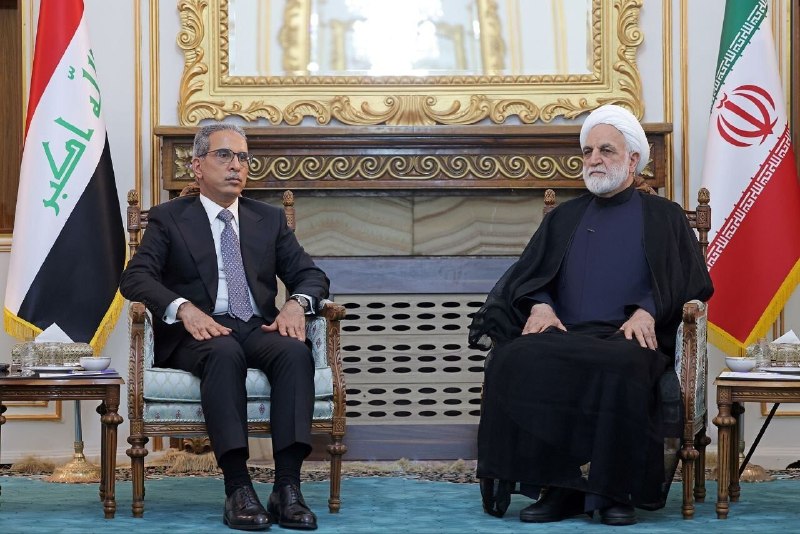شبکه خبری العالم: ⭕️ محسنی اژهای: همکاریهای ایران و عراق در همه شئون و ابعاد تعمیق یافته است🔻رئیس قوه قضاییه در دیدار با رئیس شورای عالی