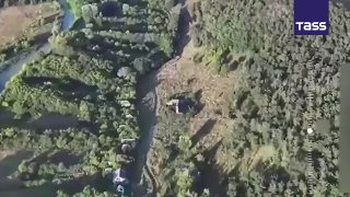 Russian forces used a Kh-39 missile to strike a UAV control post in the