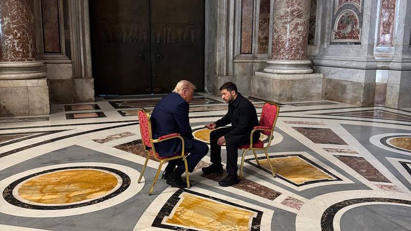 Zelensky says talks with Trump at pope’s funeral were their ‘best’ yet