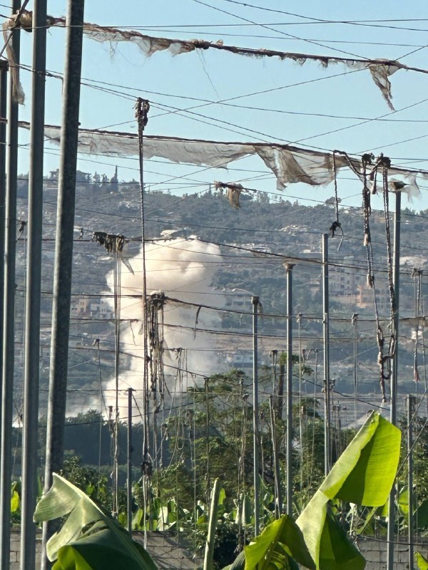 🚨הפצצה ישראלית באל-מנצורי