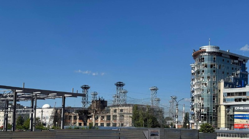 New footage showed Russia’s VNIIR-Progress plant in Cheboksary after Ukrainian FP-5 Flamingo missiles hit the defense facility.