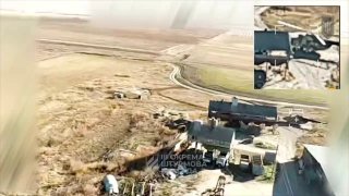 ב-LPR, שני כטב"מים-קמיקזה "הורנט" של הכוחות המזוינים של אוקראינה השמידו על הקרקע מסוק מי-8 של הצבא הרוסי. מ…
