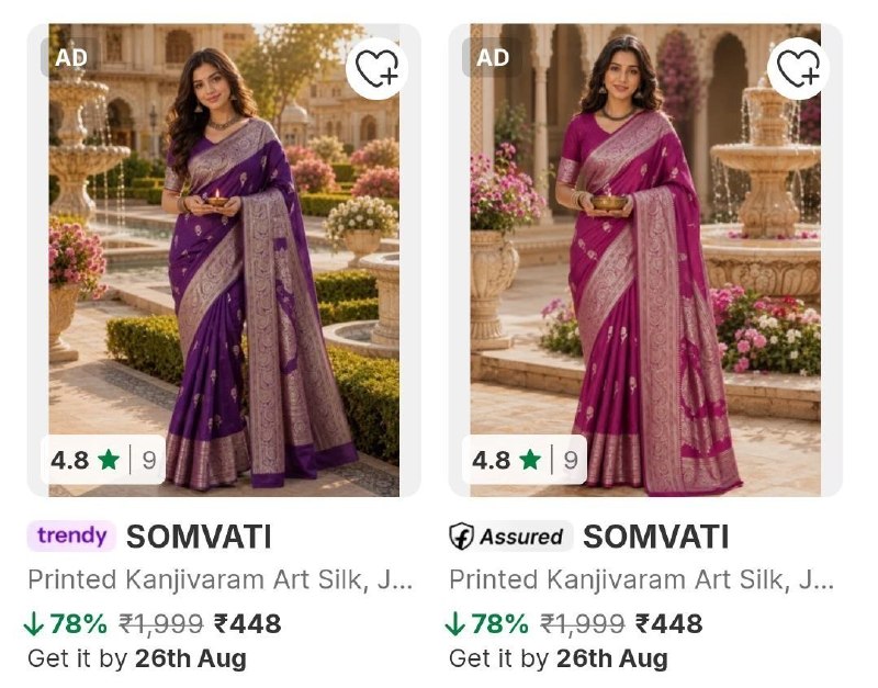 GrabMeDeals - India's Best Loot Deals & Offers: Women's Saaree Starts @449Silk Sarees: https://fkrt.cc/hsmVHcaKanjivaram: https://fkrt.cc/hONrmWQDaily Wear: https://fkr
