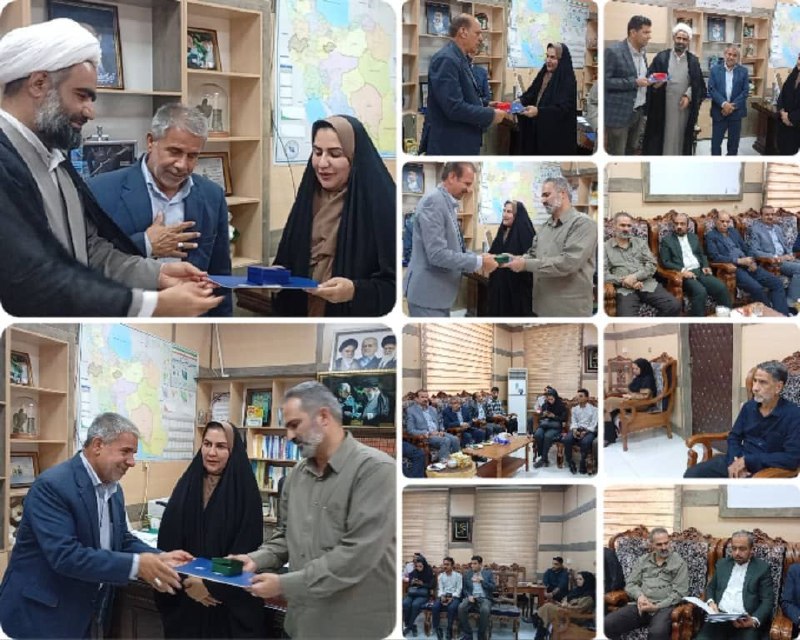 کانال خبری کنارصندل: ⭕️ آیین معارفه اعضای حقیقی هیأت امنای ستاد توسعه و بازسازی عتبات عالیات جنوب کرمان و اعضای هیأت امنای شهرستان جیرفت برگز