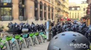 New: The protests in Paris continue to escalate fights between students and the police
