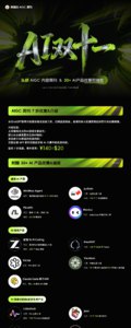 ListenHub 从来不打折，因为模型都是用顶级的，永远不降智这次AI双11，给藏师傅的社群一个五折年费Pro会员支持不赚钱，就和大家交个朋友转发 @歸藏: 来了！藏师傅 & 30+ AI 产品终极优惠礼包！在 17 日之前购买藏师傅的 AIGC 周刊，将会获得：一年的 AIGC 周刊内以及所有往期 AIGC 周刊的存档内容；30 多个知名 AI 产品的高额优惠券，一定有你想的产品；30 多个 AI 产品的免费会员抽奖，总数超过了 1000 份100% 中奖